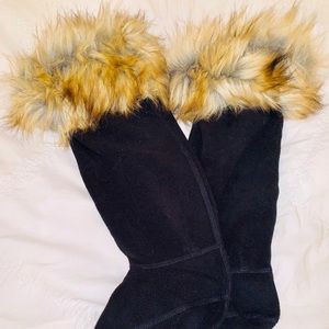 Hunter Boot Socks Fur- NEVER WORN!